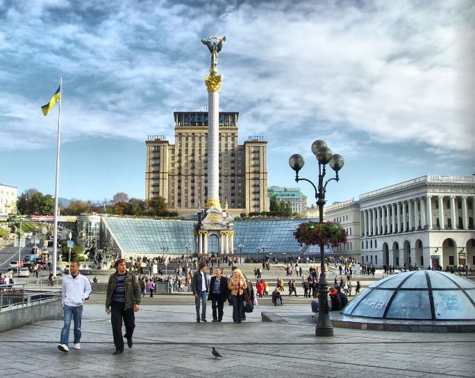 Kiev bağımsızlık meydanı