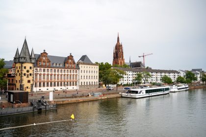 Cityscape of Frankfurt downtown, Germany