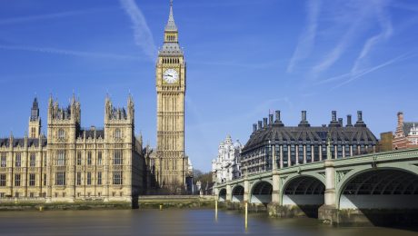 Big Ben and Houses of Parliament Londra'da Big Ben ve Parlamento Binası, Birleşik Krallık